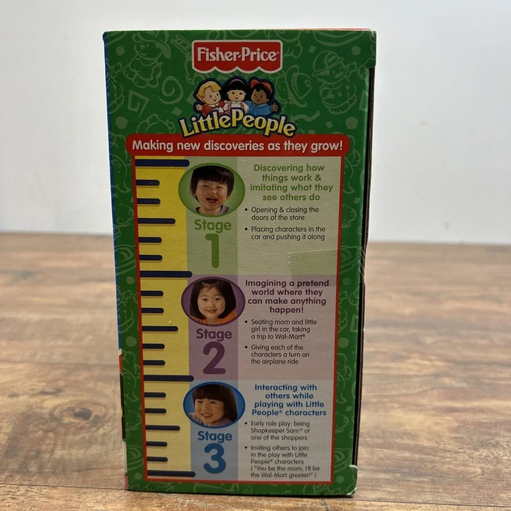 2005 Fisher Price Little People Wal-Mart Super Store Sealed New in Box J7735